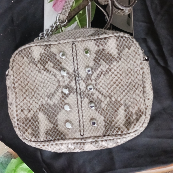 Michael Kors Python Embossed Crossbody LIKE NEW - Picture 9 of 10
